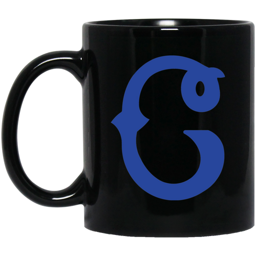 Columbus Blue Birds Mug 11 oz. Black Glossy Ceramic Negro Leagues Baseball Team