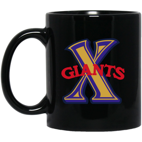 Cuban X-Giants Mug 11 oz. Black Glossy Ceramic Negro Leagues Baseball Team