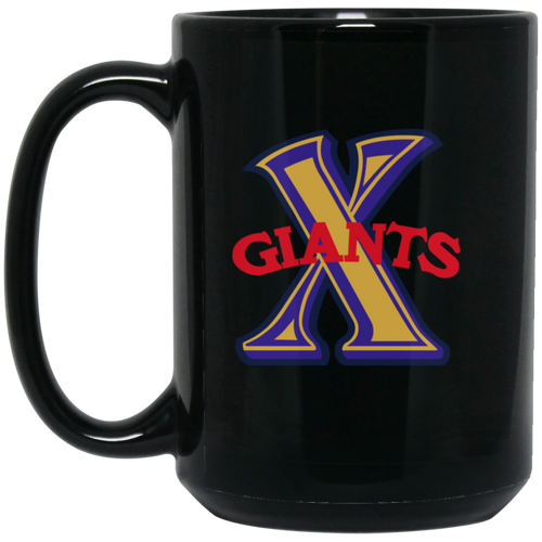 Cuban X-Giants Mug 15 oz. Black Glossy Ceramic Negro Leagues Baseball Team