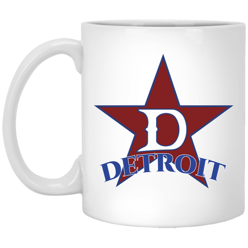 Detroit Stars Mug 11 oz. Ceramic Negro Leagues Baseball Team color 
White