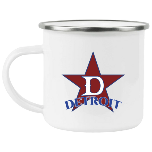 Detroit Stars Camping Mug 12 oz. Enamel Negro Leagues Baseball Team