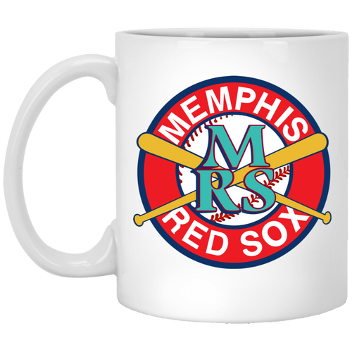 Memphis Red Sox Mug 11 oz. Ceramic Negro Leagues Baseball Team color White