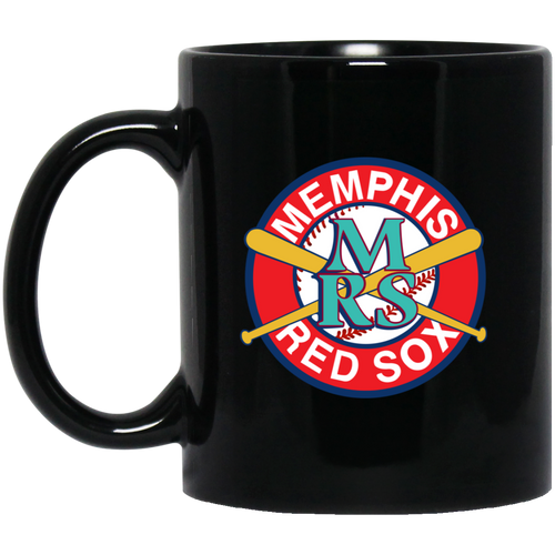 Memphis Red Sox Mug 11 oz. Black Glossy Ceramic A1 Negro Leagues Baseball Team