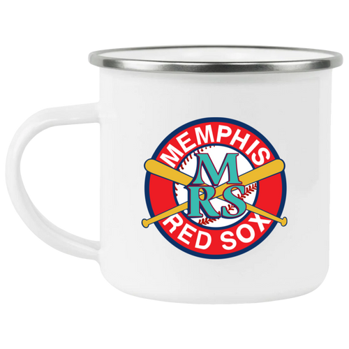 Memphis Red Sox Camping Mug 12 oz. Enamel A1 Negro Leagues Baseball Team