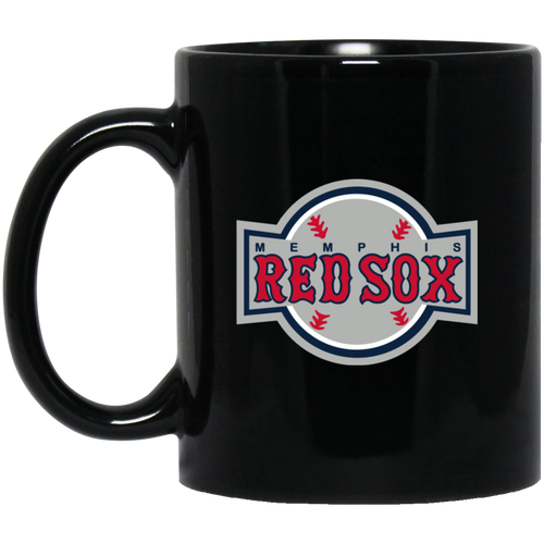 Memphis Red Sox Mug Black Ceramic 11 ounces Negro Leagues Baseball Team