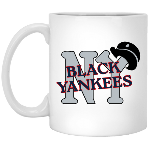 New York Black Yankees Mug 11 oz. Ceramic Negro Leagues Baseball Team color White