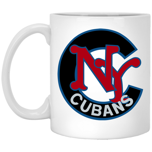 New York Cubans Mug 11 oz. Ceramic Negro Leagues Baseball color White