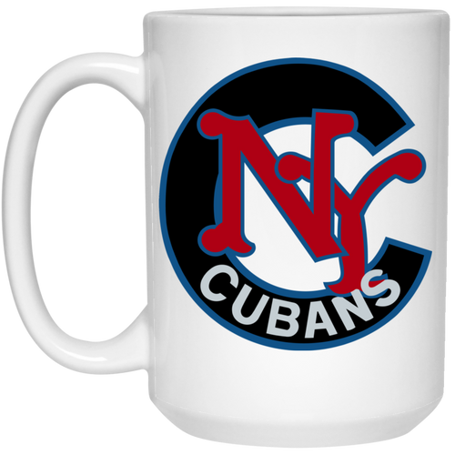 New York Cubans Large 15 oz. Mug Negro Leagues Baseball Team color White