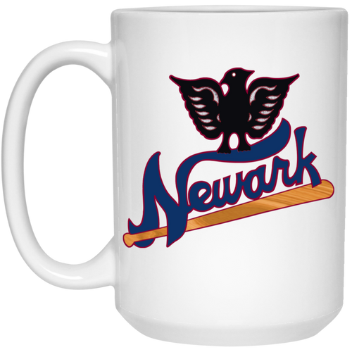 Newark Eagles Large Mug 15 oz. Negro Leagues Baseball Team color White