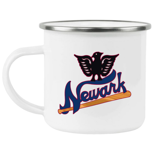 Newark Eagles Camping Mug 12 oz. Enamel Negro Leagues Baseball Team