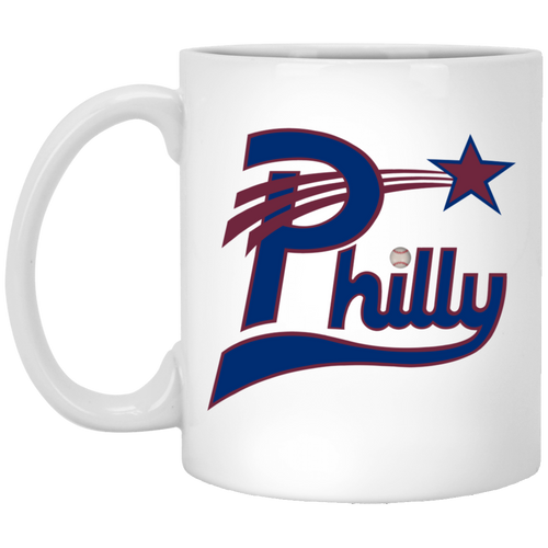 Philadelphia Stars Mug 11 oz. Ceramic Negro Leagues Baseball color White