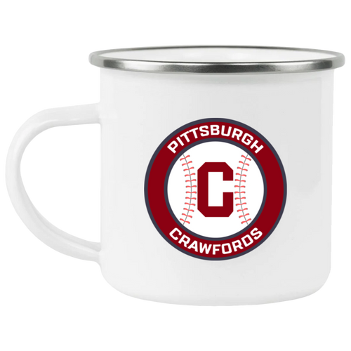 Pittsburgh Crawfords Camping Mug 12 oz. Enamel A1 Negro Leagues Baseball Team