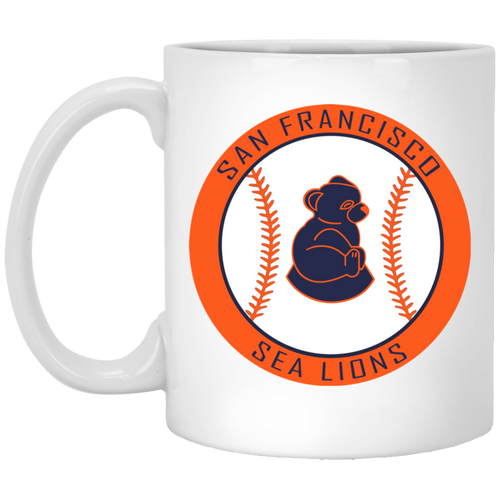 San Francisco Sea Lions Mug 11 oz. Ceramic Negro Leagues Baseball Team color White