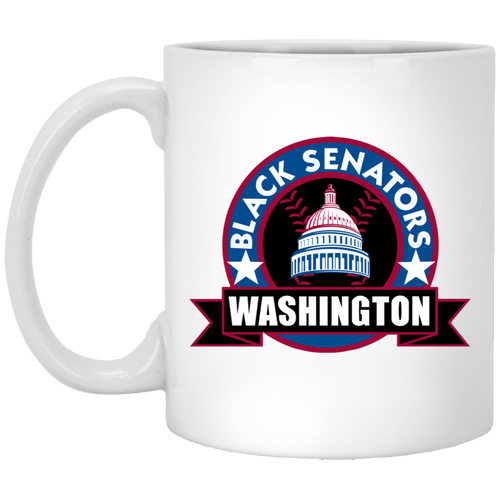 Washington Black Senators Mug 11 oz. Ceramic Negro Leagues Baseball Team color White