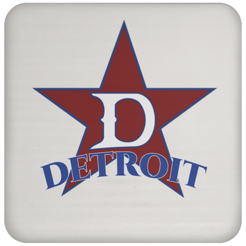 Detroit Stars Negro Leagues Baseball Drink Coaster color White