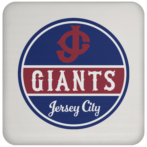 Jersey City Giants Negro Baseball League Drink Coaster color White