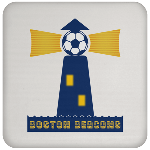 Boston Beacons NASL Soccer Team Coaster Pad color White