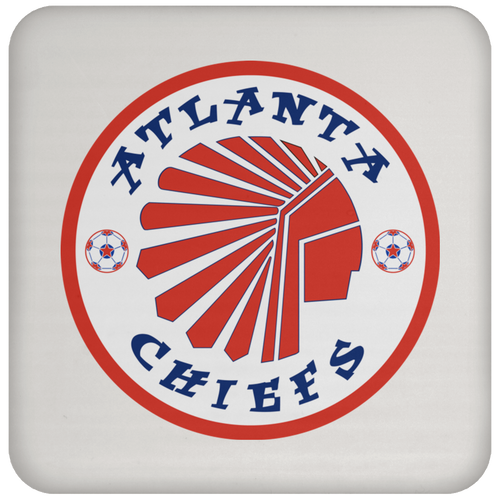 Atlanta Chiefs NASL Soccer Team Coaster Pad color White