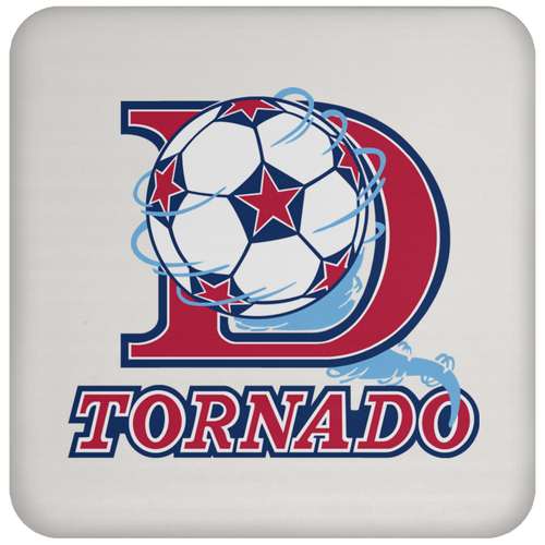 Dallas Tornado NASL Soccer Team Coaster Pad color White