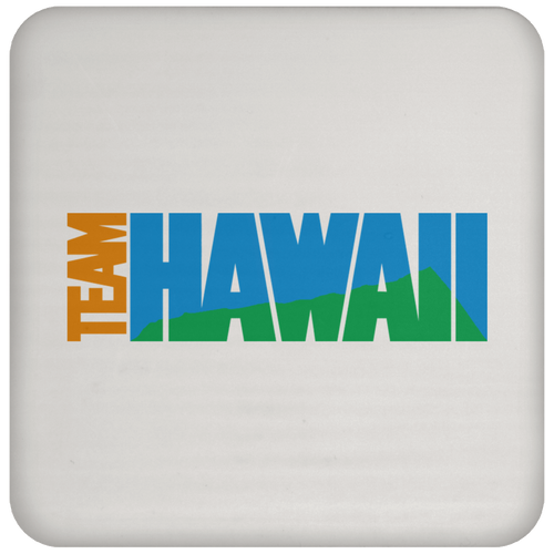 Team Hawaii NASL Soccer Team Drink Coaster Pad color White