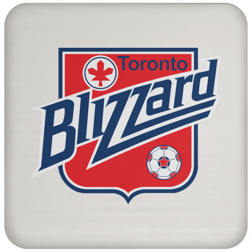 Toronto Blizzard NASL Soccer Team Drink Coaster Pad color White