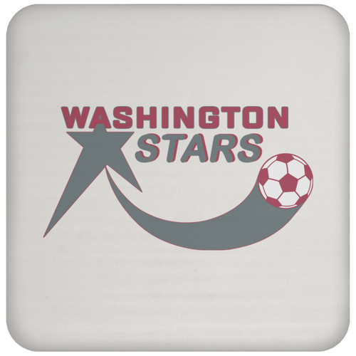 Washington Stars Drink Coaster Table Pad ASL Soccer Team color White