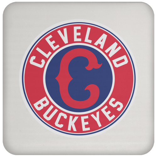Cleveland Buckeyes Negro Leagues Baseball Team Drink Coaster color White