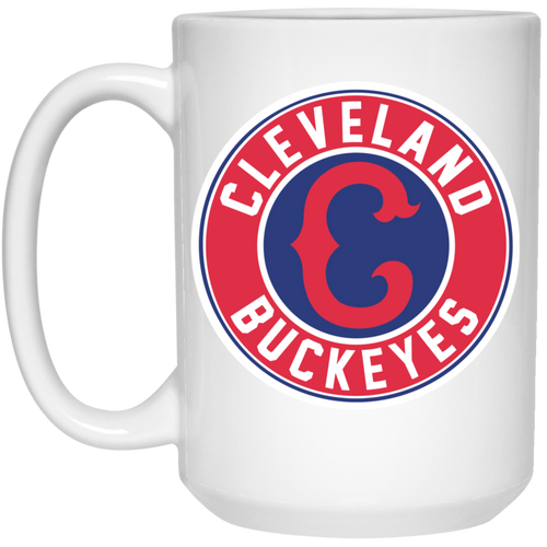 Cleveland Buckeyes Mug Ceramic 15 oz. Negro Leagues Baseball color White