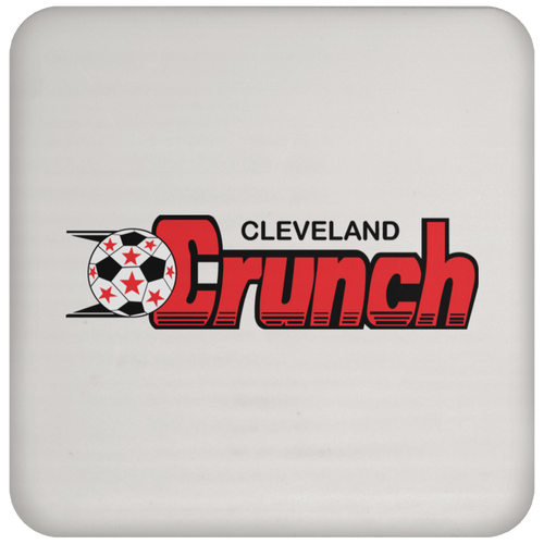 Cleveland Crunch MISL Soccer Team Drink Coaster color White