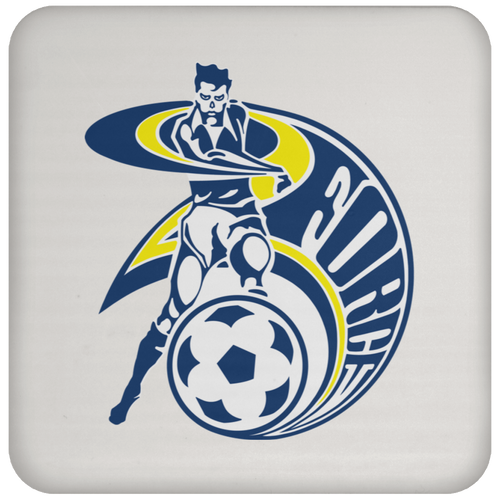 Cleveland Force MISL Soccer Team Drink Coaster color White