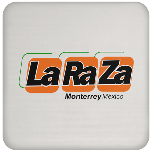 Monterrey La Raza MISL Soccer Team Drink Coaster color White