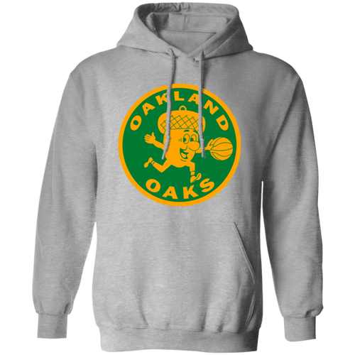 Oakland Oaks Hoodie Pullover Classic ABA Basketball color Sport Grey