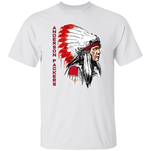 Anderson Packers T-shirt Short Sleeve Tee Shirt Cotton NBA Basketball Team color White