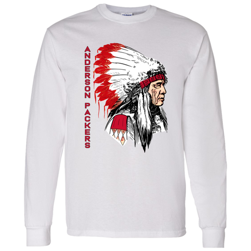 Anderson Packers NBA Long Sleeve Shirt National Basketball Association Team color White