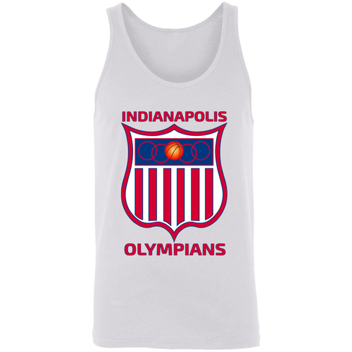Indianapolis Olympians NBA Tank Top National Basketball Association Team color White