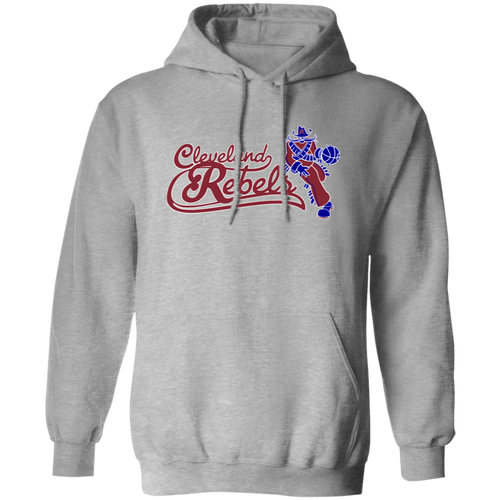 Cleveland Rebels Hoodie Pullover Classic NBA Basketball Team color Sport Gray