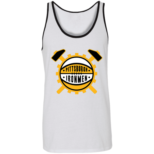 Pittsburgh Ironmen NBA Tank Top National Basketball Association Team color White/Black