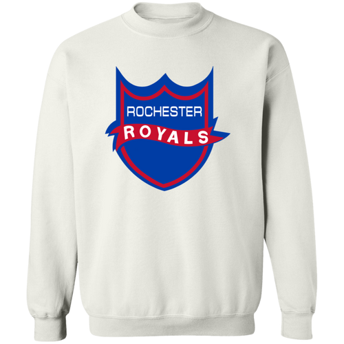 Rochester Royals Crewneck Pullover Sweatshirt NBA Basketball Team color White