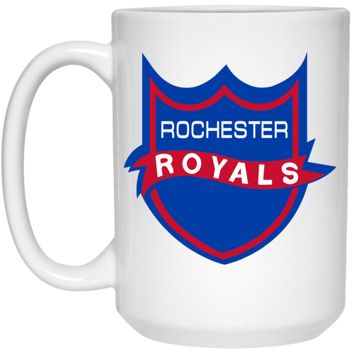 Rochester Royals Coffee Mug Ceramic 15 oz. NBA Basketball Team color White