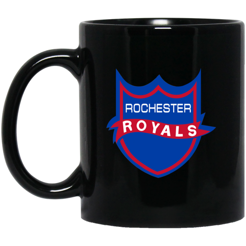 Rochester Royals Mug Ceramic Glossy 11 oz. NBA Basketball Team color Black