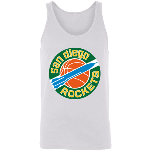 San Diego Rockets NBA Tank Top National Basketball Association Team color White