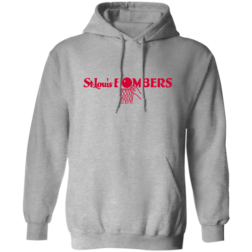 St. Louis Bombers Hoodie Pullover Classic NBA Basketball Team color Sports Gray