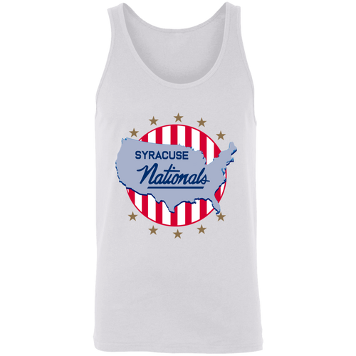 Syracuse Nationals NBA Tank Top National Basketball Association Team color White