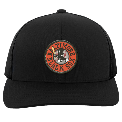 Baltimore Black Sox Trucker Cap Snapback Negro League Baseball Team color Black/Black