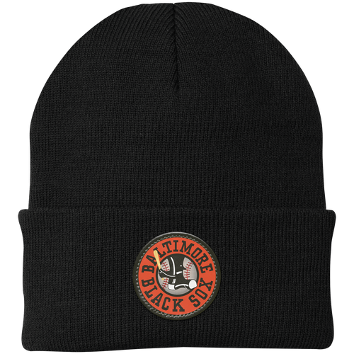 Baltimore Black Sox Knit Beanie Cap Negro Leagues Baseball Team color Black