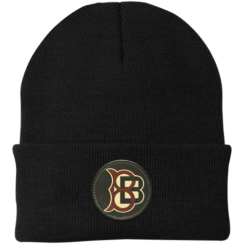 Boston Blues Knit Beanie Cap Negro League Baseball Team color Black