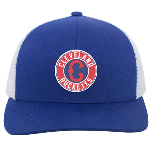 Cleveland Buckeyes Trucker Cap Snapback Negro League Baseball color Royal Blue/White
