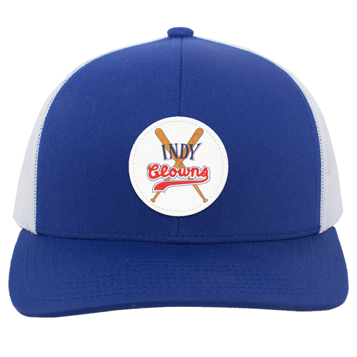 Indianapolis Clowns Trucker Cap Snapback Negro League Baseball color Royal Blue/White