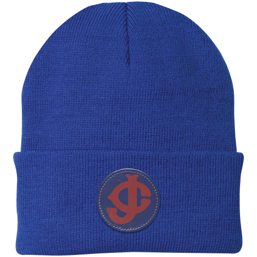 Jersey City Giants Knit Beanie Cap Negro Leagues Baseball Team color Royal Blue