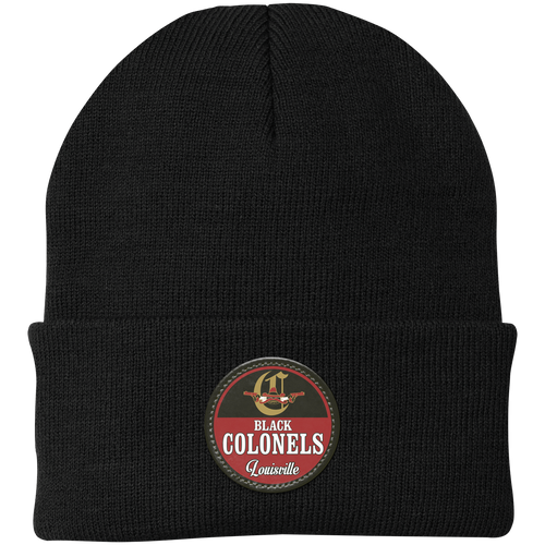 Louisville Black Colonels Knit Beanie Cap Negro Leagues Baseball Team color Black
